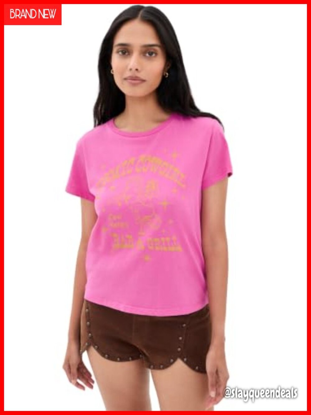 Graphic Tee Short Sleeve Crew Neck Lightweight Stretch Jersey